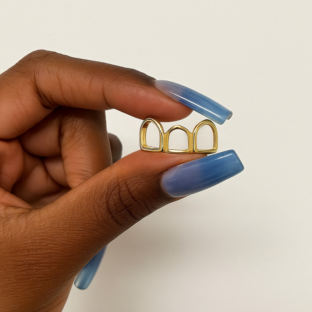 3-Tooth Grill with Protective Layer Added