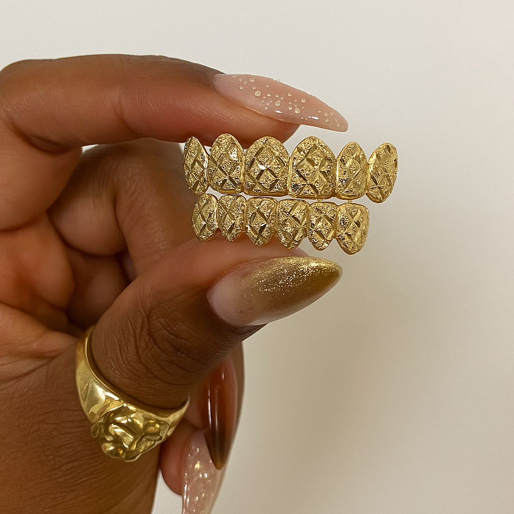 Diamond Cut & Dust Grill with Protective Layer Added